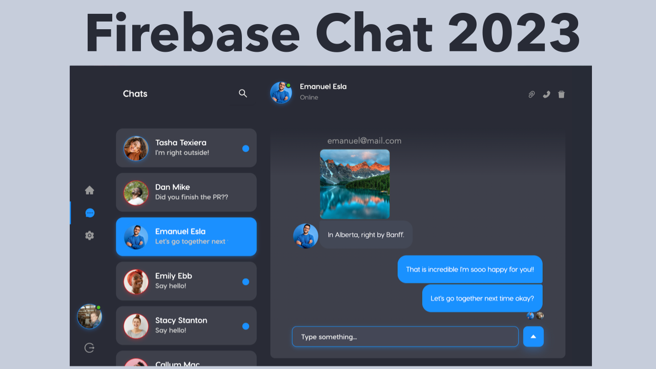 Build and deploy a chat app with Firebase, Next JS, and ChatEngine.io